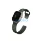 Uniq Stride KFM Apple Watch 49mm gumis szilikon szíj, sötétzöld