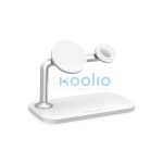 Mobile Origin 3  az 1-ben vezeték nélküli asztali töltő, fehér