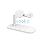 Mobile Origin 3  az 1-ben vezeték nélküli asztali töltő, fehér