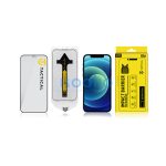 Tactical Impact Barrier Apple iPhone 12/12 Pro tempered glass kijelzővédő fólia felhelyező kerettel