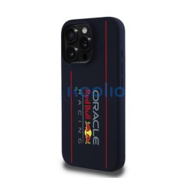   Red Bull Vertical Logo iPhone 16 Pro szilikon MagSafe tok, tengerészkék