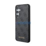 Guess 4G Metal Gold Logo Samsung Galaxy S24 hátlap tok, fekete GUHCS24SG4GFGR