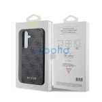 Guess 4G Metal Gold Logo Samsung Galaxy S24 hátlap tok, fekete GUHCS24SG4GFGR