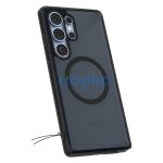 Spigen Ultra Hybrid MagFit Samsung Galaxy S25 Ultra tok, Frost Black, fekete