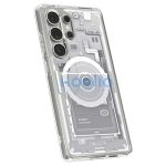 Spigen Ultra Hybrid MagFit Samsung Galaxy S25 Ultra tok, Zero One, fehér