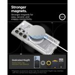 Spigen Ultra Hybrid MagFit Samsung Galaxy S25 Ultra tok, Zero One, fehér