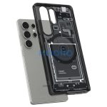 Spigen Ultra Hybrid MagFit Samsung Galaxy S25 Ultra tok, Zero One, fekete
