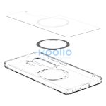 Spigen Ultra Hybrid MagFit Samsung Galaxy S25 Ultra tok, átlátszó-fehér