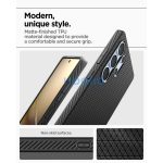 Spigen Liquid Air Samsung Galaxy S25 Ultra tok, Matte Black, fekete