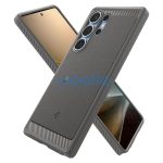 Spigen Rugged Armor MagFit Samsung Galaxy S25 Ultra tok, Marble, szürke