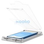 Spigen EliteShield EZ Fit HD Samsung Galaxy S25 kijelzővédő fólia felhelyező kerettel (1db)