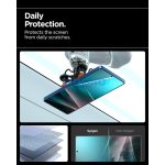 Spigen EliteShield EZ Fit HD Samsung Galaxy S25 kijelzővédő fólia felhelyező kerettel (1db)