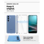 Spigen Ultra Hybrid Samsung Galaxy S25 tok, Crystal Clear, átlátszó