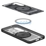 Spigen Ultra Hybrid MagFit Samsung Galaxy S25 tok, Zero One, fekete