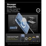 Spigen Ultra Hybrid MagFit Samsung Galaxy S25 tok, Clear White, átlátszó-fehér