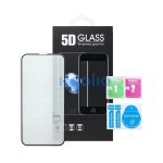 Samsung Galaxy S25 5D Full Glue tempered glass kijelzővédő üvegfólia, fekete