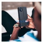 Fancy Samsung Galaxy S25 Plus flip tok, fekete