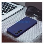 Forcell Soft Samsung Galaxy S25 Plus szilikon tok, sötétkék