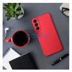 Forcell Soft Samsung Galaxy S25 Plus szilikon tok, piros