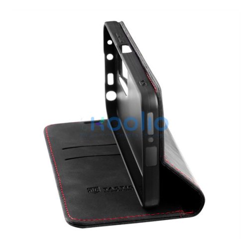 Tactical Xproof Samsung Galaxy S25+ flip/oldalra nyíló tok, fekete