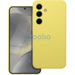 2mm Samsung Galaxy S25 Ultra szilikon tok, világos sárga