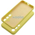 2mm Samsung Galaxy S25 Ultra szilikon tok, világos sárga