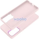 Frame Samsung Galaxy S25 közepesen ütésálló tok kameravédő kerettel, rózsaszín