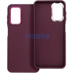 Frame Samsung Galaxy S25+ közepesen ütésálló tok kameravédő kerettel, lila