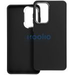 Frame Samsung Galaxy S25 Ultra közepesen ütésálló tok kameravédő kerettel, fekete