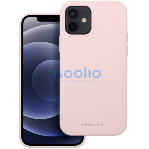 Roar Samsung Galaxy S25 Ultra prémium szilikon tok velúr béléssel, világos rózsaszín