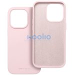 Roar Samsung Galaxy S25 Ultra prémium szilikon tok velúr béléssel, világos rózsaszín