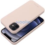 Roar Samsung Galaxy S25 Ultra prémium szilikon tok velúr béléssel, világos rózsaszín