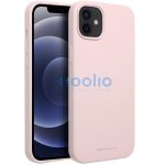 Roar Samsung Galaxy S25 Ultra prémium szilikon tok velúr béléssel, világos rózsaszín