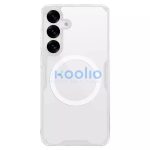 Nillkin Nature Pro Samsung Galaxy S25 mágneses hátlap tok, átlátszó