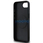 Guess PU 4G Small Metal Logo Apple iPhone 17e / iPhone 16e MagSafe hátlap tok, sötétszürke