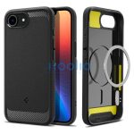 Spigen Rugged Armor MagFit Apple iPhone 17e / iPhone 16e tok, MagSafe, matt fekete