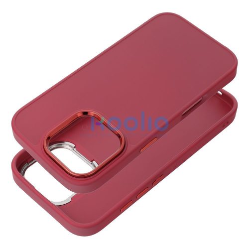 Frame Apple iPhone 17e / iPhone 16e közepesen ütésálló tok kameravédő kerettel, magenta