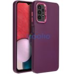 Frame Apple iPhone 17e / iPhone 16e közepesen ütésálló tok kameravédő kerettel, lila