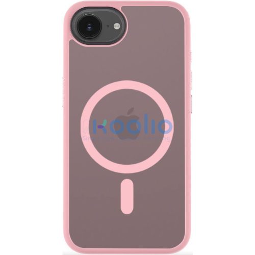 Tactical MagForce Hyperstealth Apple iPhone 17e / iPhone 16e MagSafe tok, áttetsző/rózsaszín