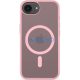 Tactical MagForce Hyperstealth Apple iPhone 17e / iPhone 16e MagSafe tok, áttetsző/rózsaszín