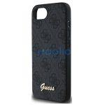 Guess 4G Apple iPhone 17e / iPhone 16e MagSafe hátlap tok, sötétszürke