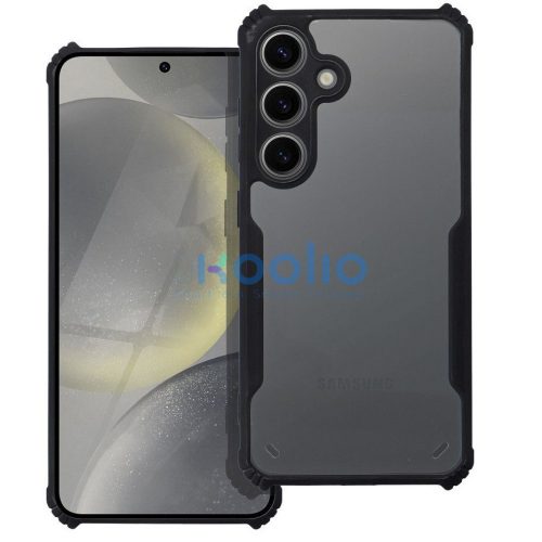 Samsung Galaxy A26 ütésálló tok erősített peremmel, fekete