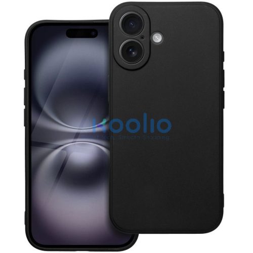 Matt szilikon Samsung Galaxy A26 tok, fekete