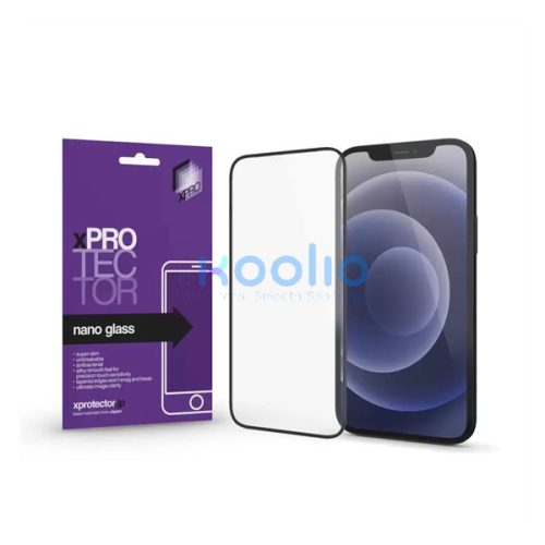 Samsung Galaxy A26 Xprotector Nano Glass kijelzővédő fólia fekete kerettel