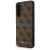 Guess 4G Metal Gold Logo Samsung Galaxy A36 hátlap tok, barna