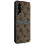 Guess 4G Metal Gold Logo Samsung Galaxy A36 hátlap tok, barna