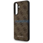 Guess 4G Metal Gold Logo Samsung Galaxy A36 hátlap tok, barna