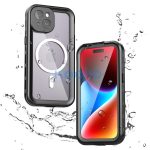 Shellbox Apple iPhone 15 Pro Max MagSafe vízálló tok, fekete