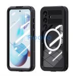 Shellbox Samsung Galaxy S25 MagSafe vízálló tok, fekete