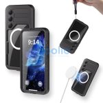 Shellbox Samsung Galaxy S25 MagSafe vízálló tok, fekete